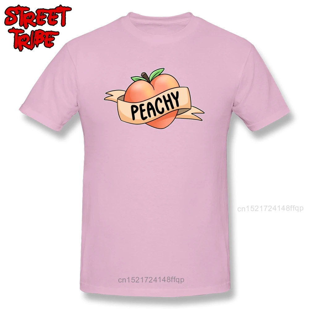 Футболка Just Peachy мужская серая футболка Забавные топы футболки с фруктовым