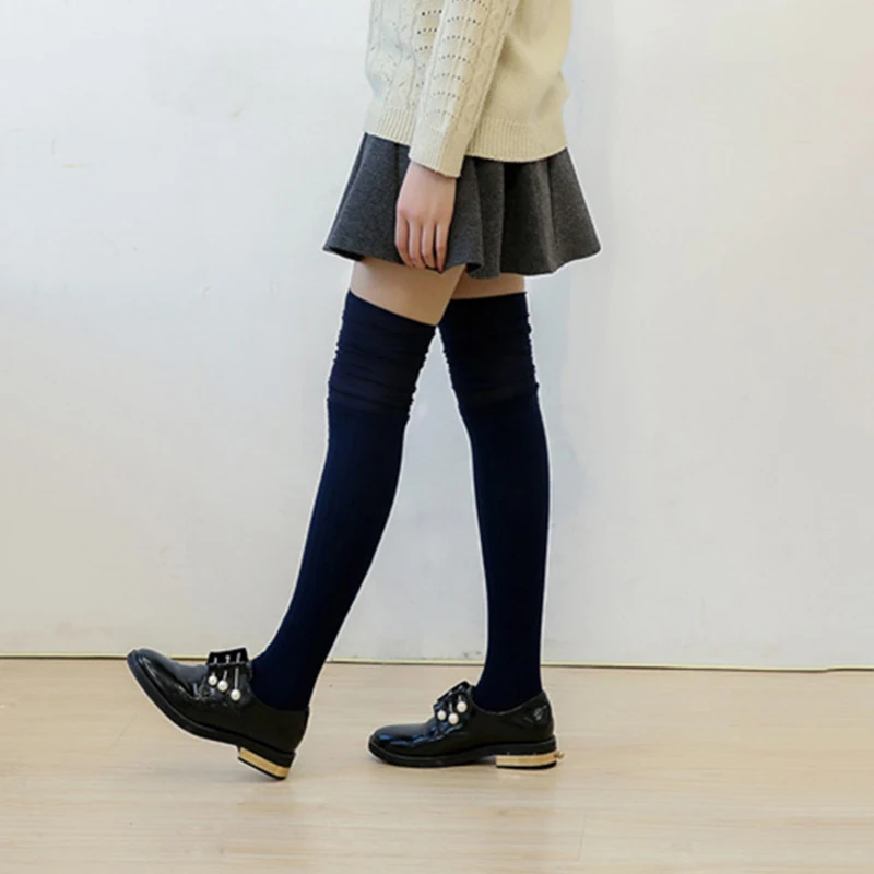 Женские длинные чулки выше колена облегающие носки подходит для девушек в