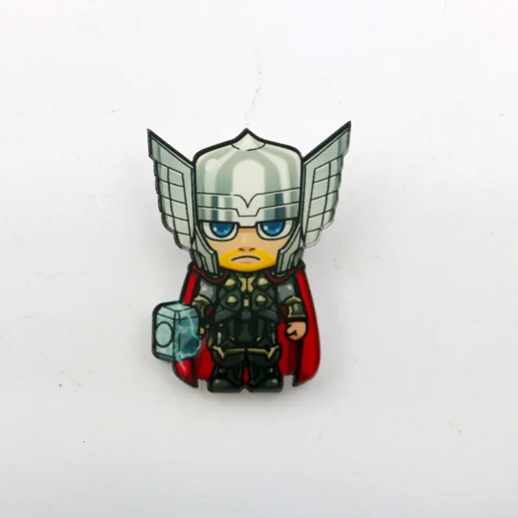 Значки Marvel брошь «Мститель» шпильки Тор Pin фильм завершающей ювелирные Железный человек Капитан Америка "Человек-паук" броши для Для женщин Для мужчин подарок