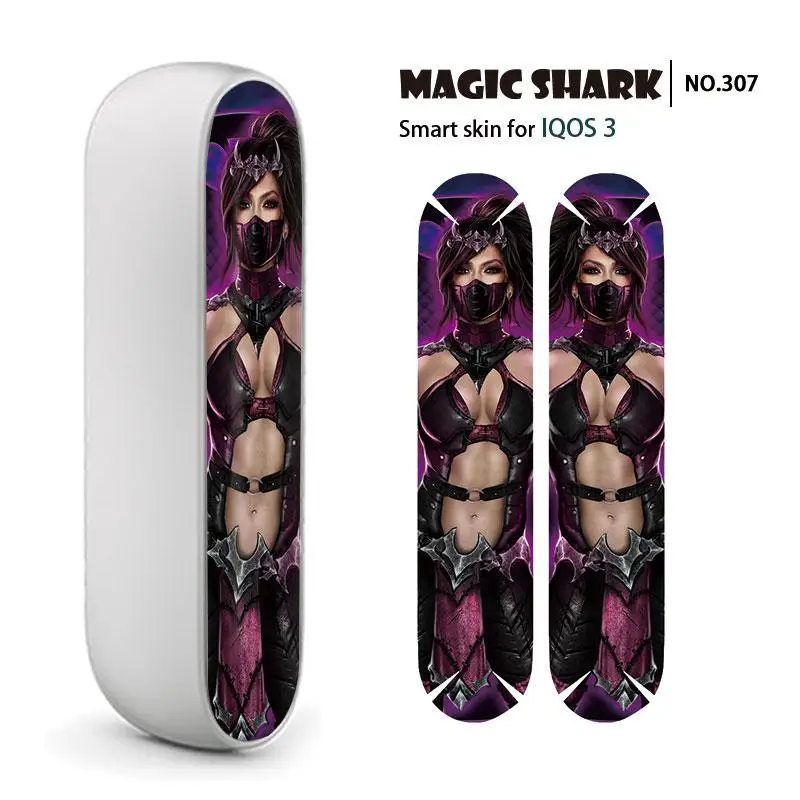 Волшебная Акула из ПВХ модная не выцветающая сексуальная череп ниндзя женская