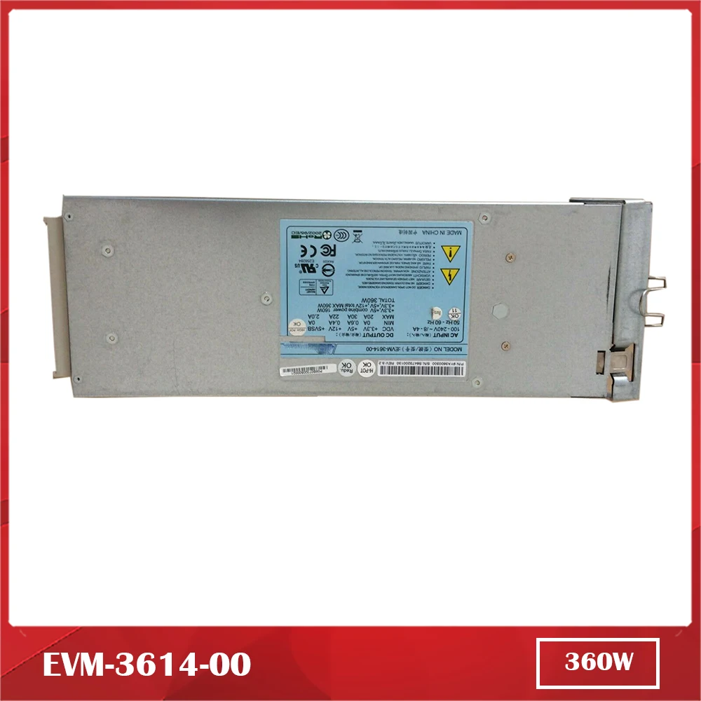 For Hard Disk Enclosure/Disk Array Power Supply for ElanVital  EVM-3614-00  360W  Test Before Shipment
