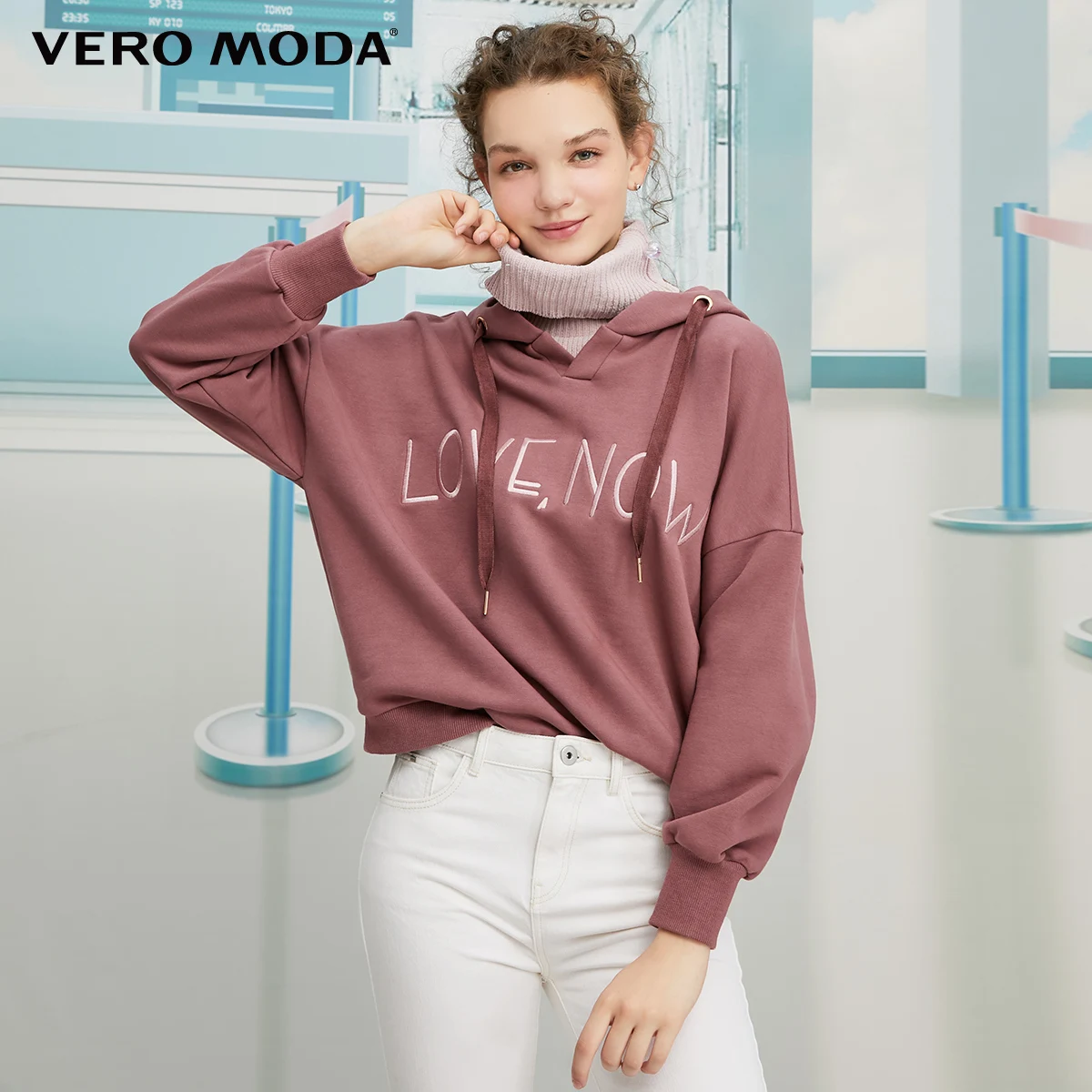 Vero Moda Новая Винтажная Женская толстовка с буквенным принтом | 319333518 одежда