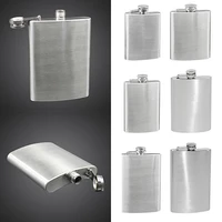 new portable 4 5 6 7 8 10 oz stainless steel hip liquor whiskey alcohol flask cap