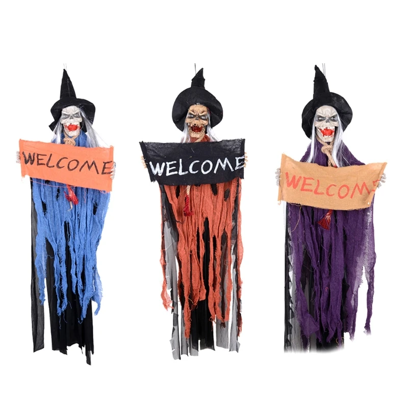 594C Скелет Призрак Подвесной Электрический Голосовое управление Светящийся