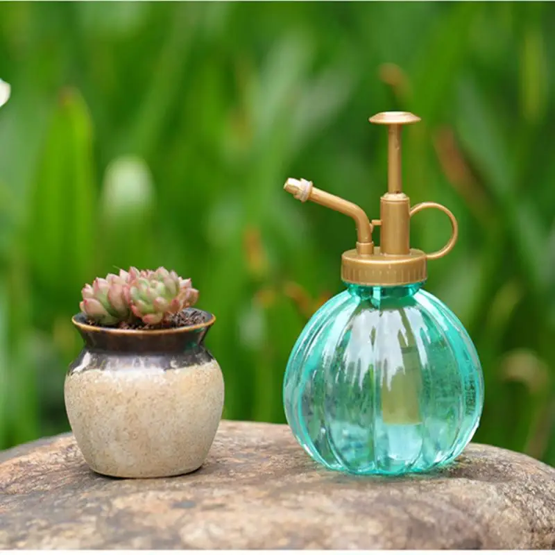 Press Type Retro Watering Pot Home Plant Flower Spray Bottle Garden Supplies Planting Succulents Irrigation Potted Tool | Дом и сад