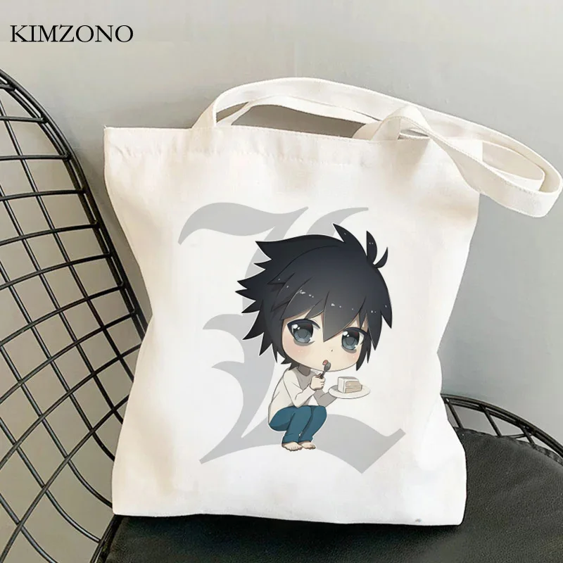 

Сумка для покупок Death Note, плетеная сумка-шоппер для продуктов