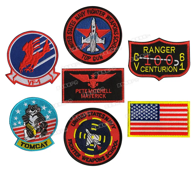 Лучший пистолет тест на полет патчи MAVERICK Ranger Tomcat US Navy боевой котик оружие
