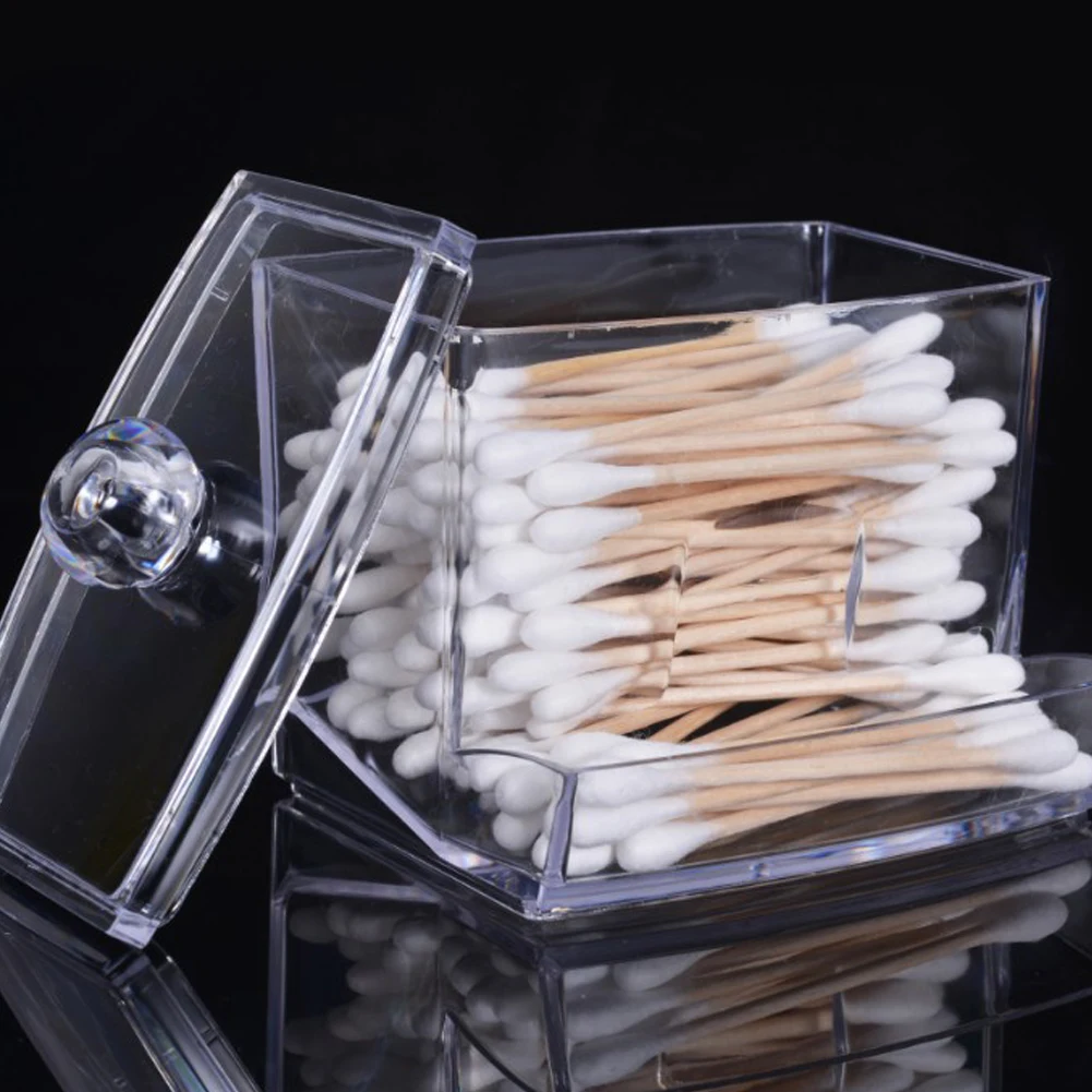 

Cotton Pad Holder Swab Makeup Organizer Storage Cosmetic Plastic Portable Container Make Up Cotton Cosmetics Organizer Gift