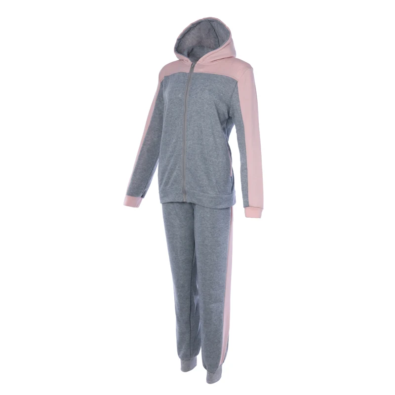 LOOZYKIT 2019 женский спортивный костюм сшитый цветной длинный рукав молния шапка