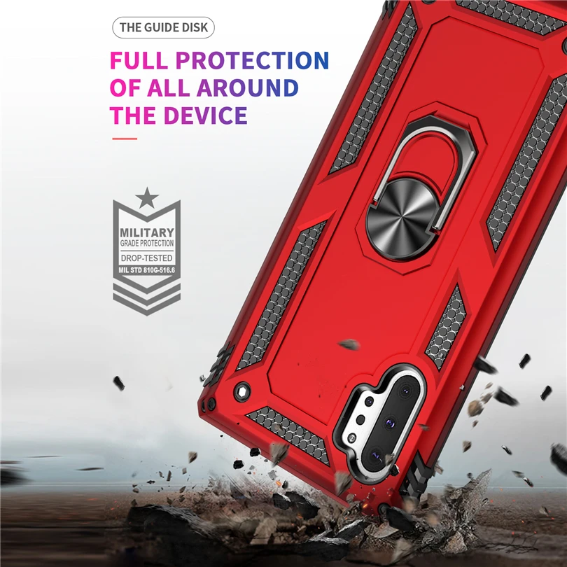 Новый военный защитный чехол для телефона Samsung Galaxy S8 S9 S10 Note 10 Plus прочный Чехол с