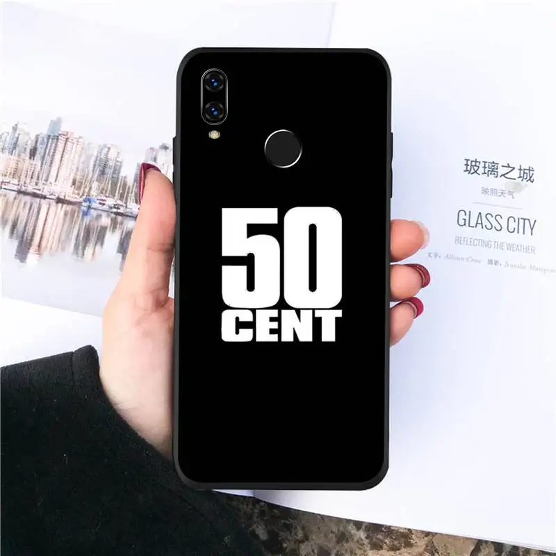 

50 cent American rapper Phone Case For Huawei honor Mate P 10 20 30 40 Pro 10i 9 10 20 8 x Lite Luxury brand shell funda coque