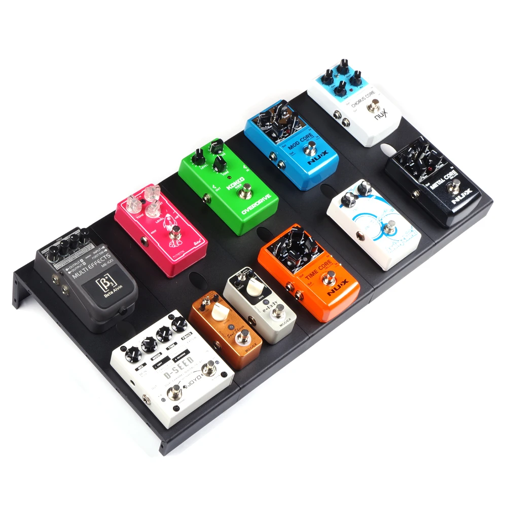 Панель для гитарных эффектов педаль из сплава алюминия создания музыкальных