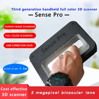 sense pro third generation handheld full color 3d scanner reverse modeling medical portrait 3d acquisition instrument