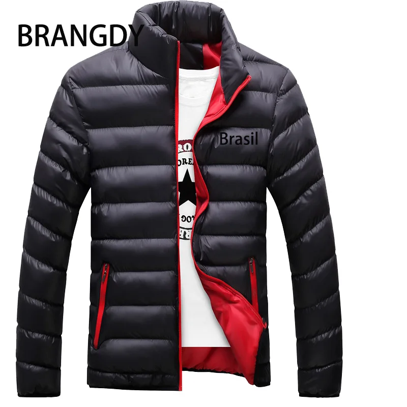 

BRANGDY autumn and winter men's casual stand-up collar ultra-light parka coat portable coat coat windproof down jacket