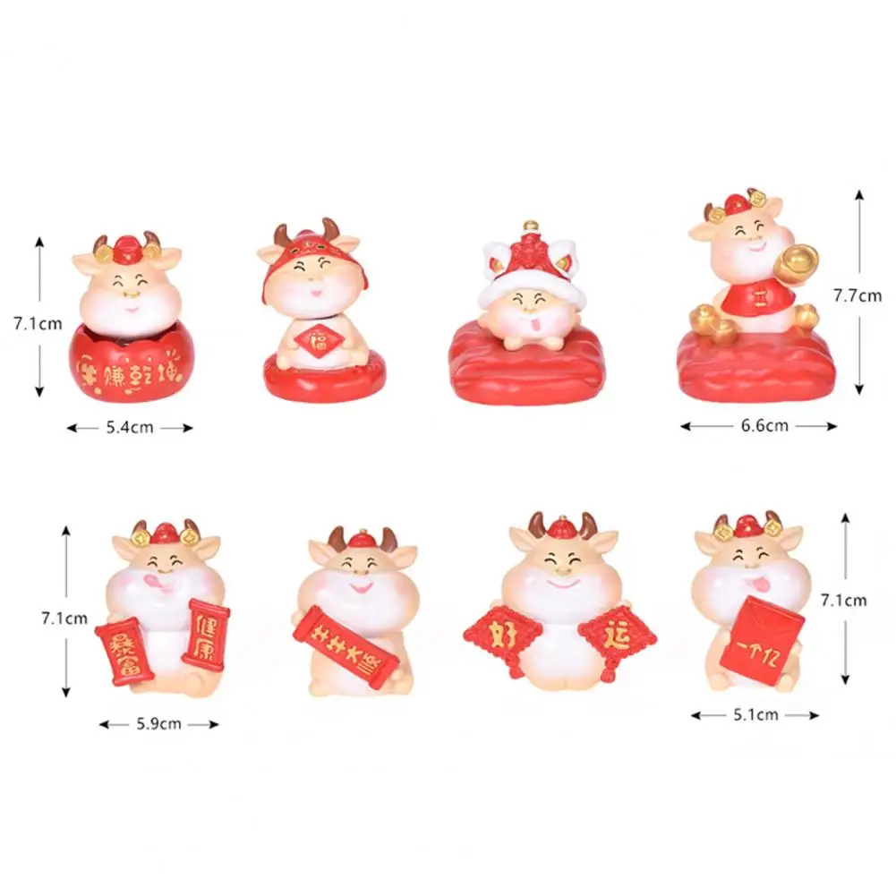 

Calf Model Mavericks Cake Desktop Decoration New Year Festival Gift Ornaments