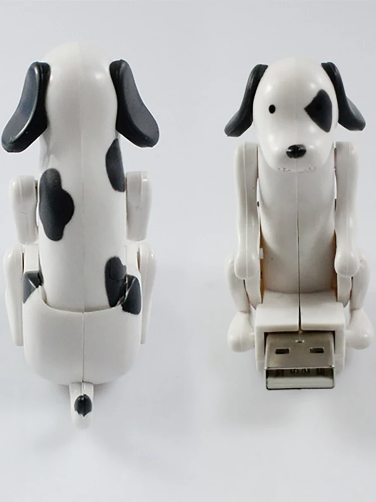 Portable Mini Cute USB 2.0 Funny Humping Spot Dog Toy for Relieve Pressure Cartoon Dog Shape USB Flash Drive For Office Worker