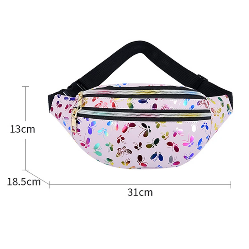

Q 2020 Fashion PU Leather Waist Bags Women High-capacity Female Belt Bag Travelling Mobile Phone Bags Waist Packs