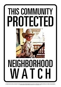 

Aquarius Community Watch a Christmas Story Ralphie Tin Sign 20x30