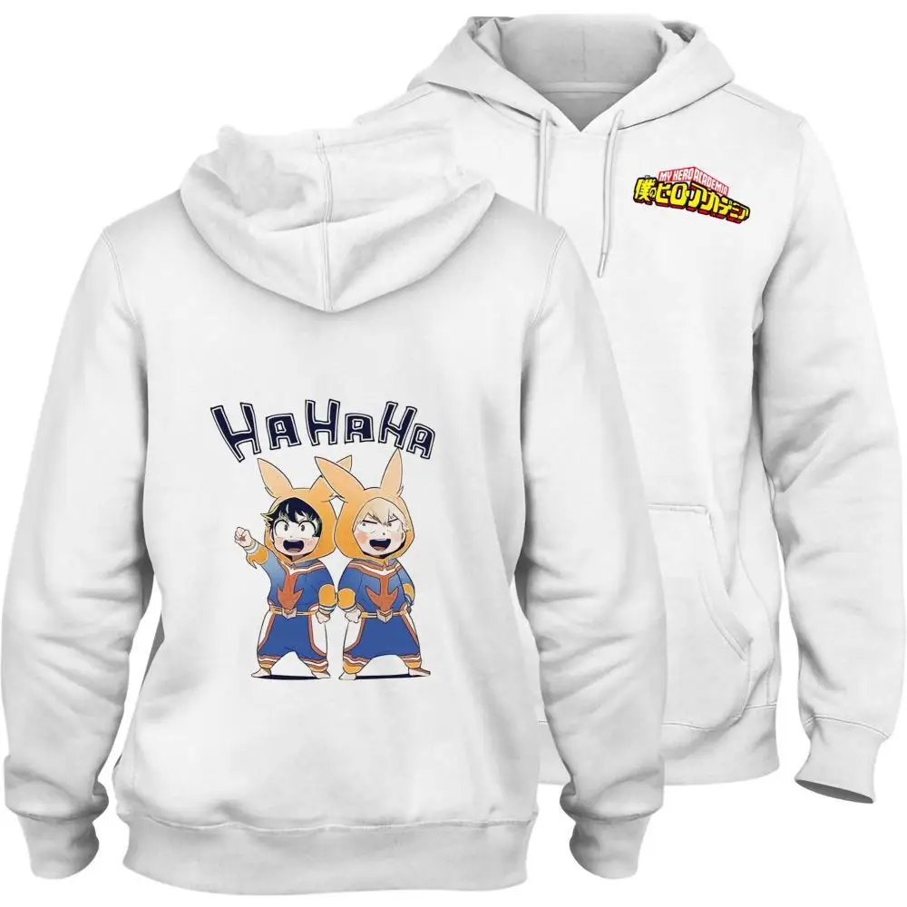 

My Hero Academia Printing Graffiti Trendy Fleecy Hoodie With Kangaroo Pocket Winter Unisex Pullover Academia-485