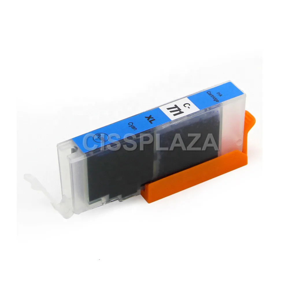 CISSPLAZA 5 шт. совместимый чернильный картридж PGI770 CLI771 770XL с чипами полностью Canon PIXMA