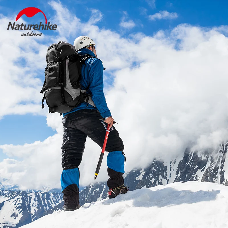 Штаны Naturehike с двойной молнией 5 ~ 20 ℃ теплые гусиным пухом мужские и женские 490 г
