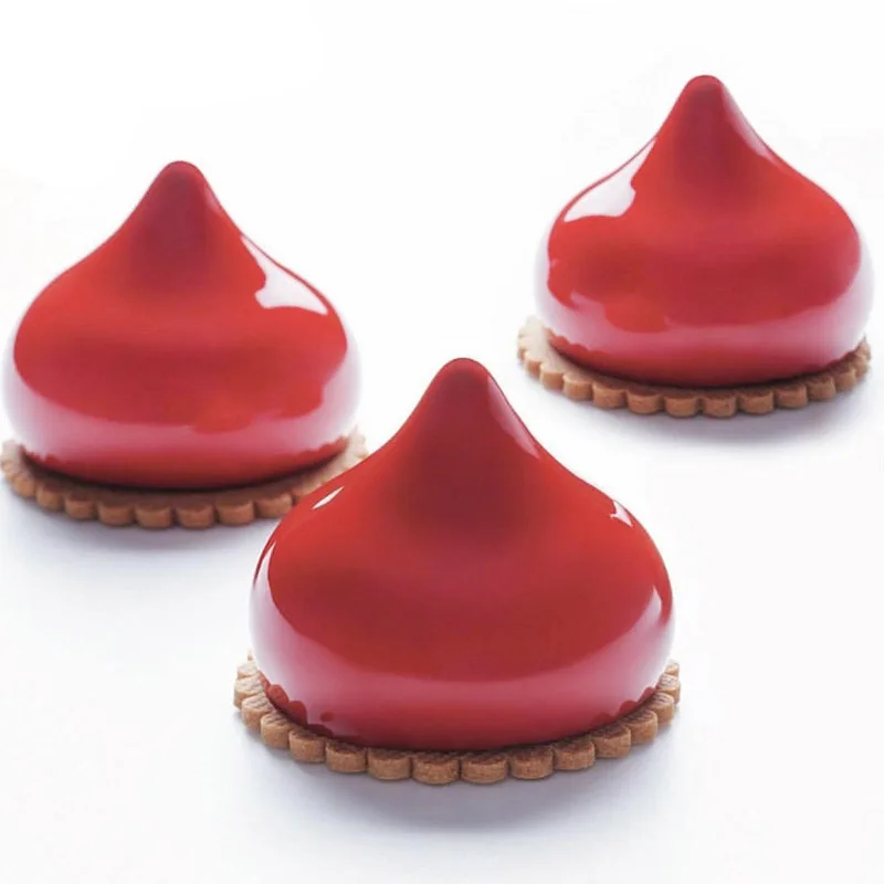 Силиконовые формы для торта 8 полости капли воды шоколадные трюфели Мусса