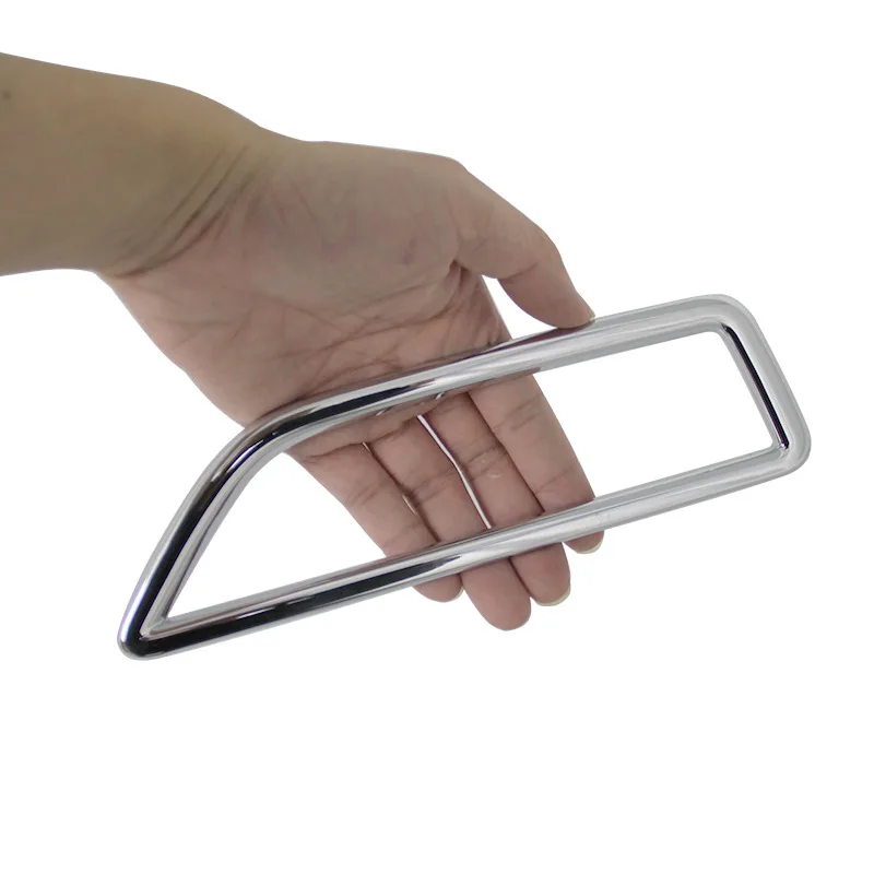 

ABS Car Front Fog Light Lamp Decoration Cover Car Sticker for A4L 2014-2016 Auto Parts Car Accessories