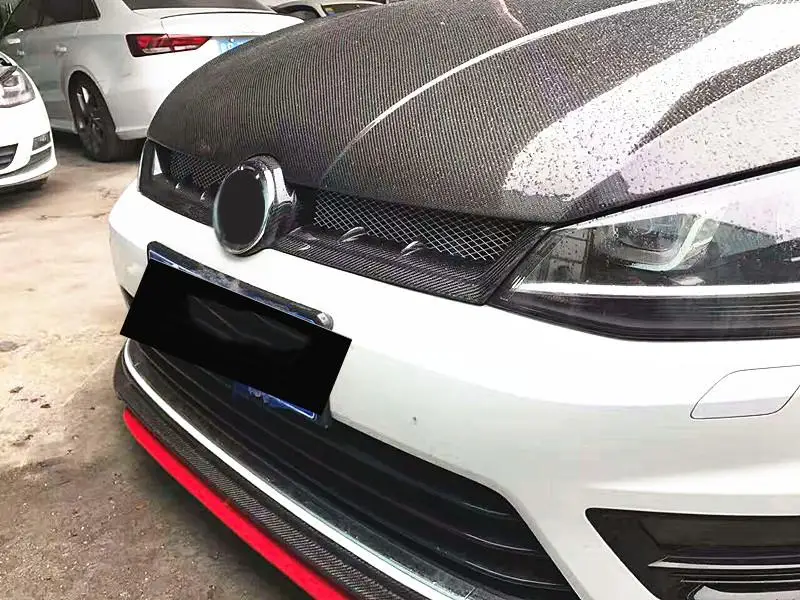 Передний бампер из углеродного волокна для Volkswagen VW Golf 7 MK7 Standard GTI R 2014 2017|Гоночные