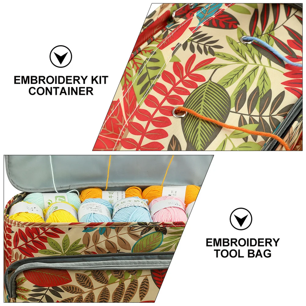 

1 Pc Premium Square Sewing Tools Storage Bag Embroidery Sewing Tools Tote Bag
