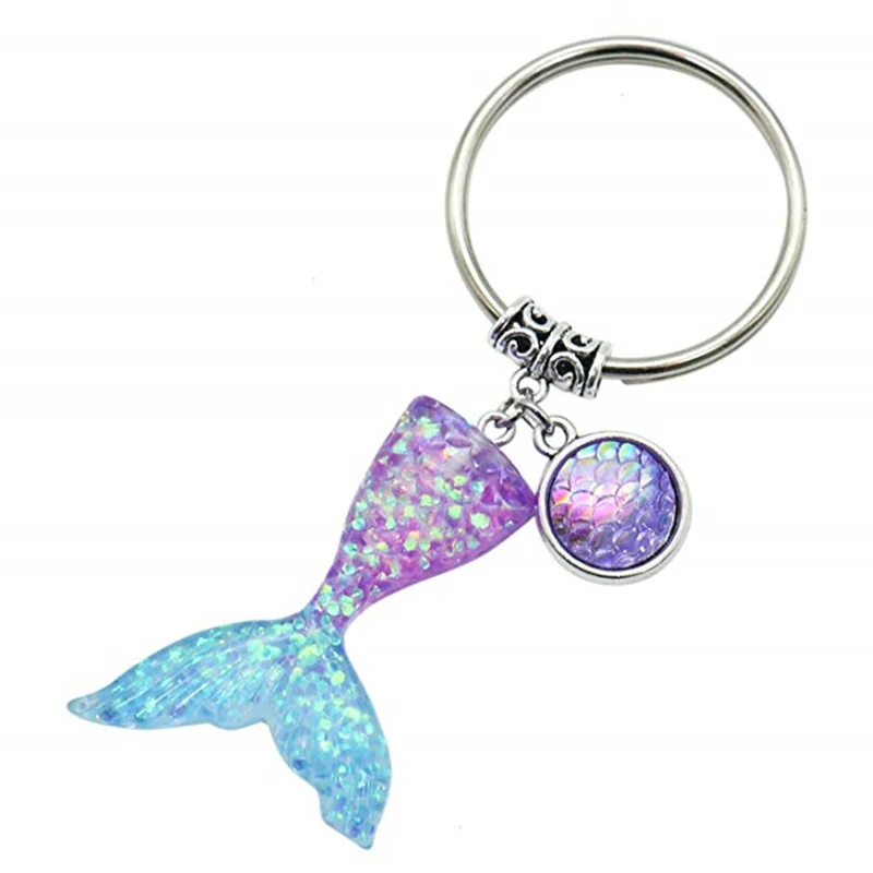 5 шт. меняющийся цвет узор русалки градиентный рыбий хвост в форме рыбьей чешуи