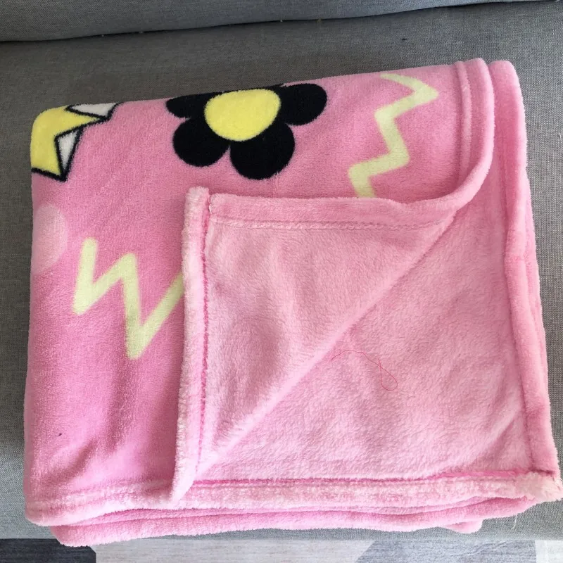 Дисней мультфильм горошек Минни Маус мягкое фланелевое одеяло пледы для девочек