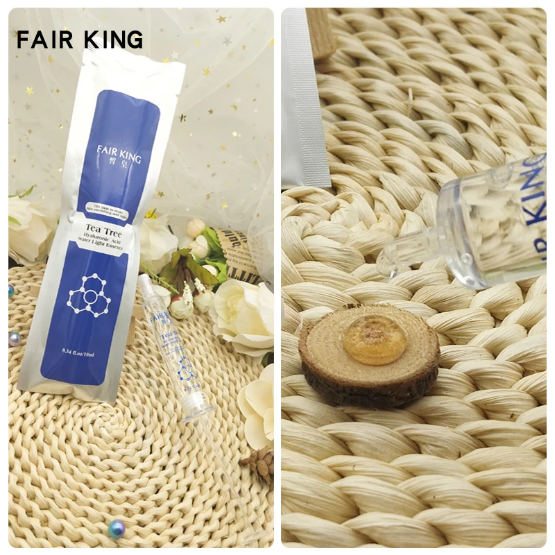 KING Tea Tree Увлажняющая сыворотка для лица с коллагеном эссенция гиалуроновой