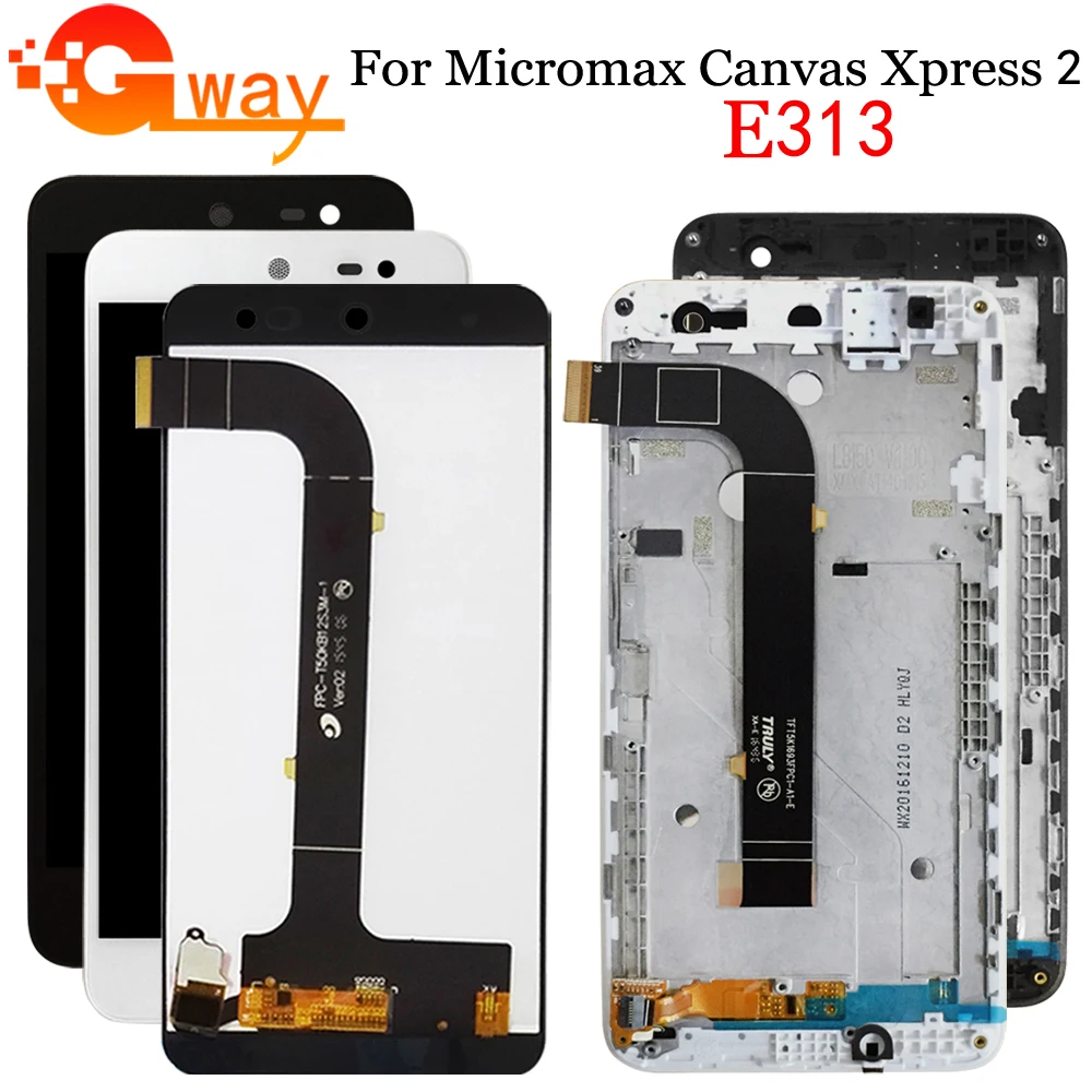 ЖК дисплей с дигитайзером сенсорного экрана в сборе для Micromax Canvas Xpress 2 E313 5 0
