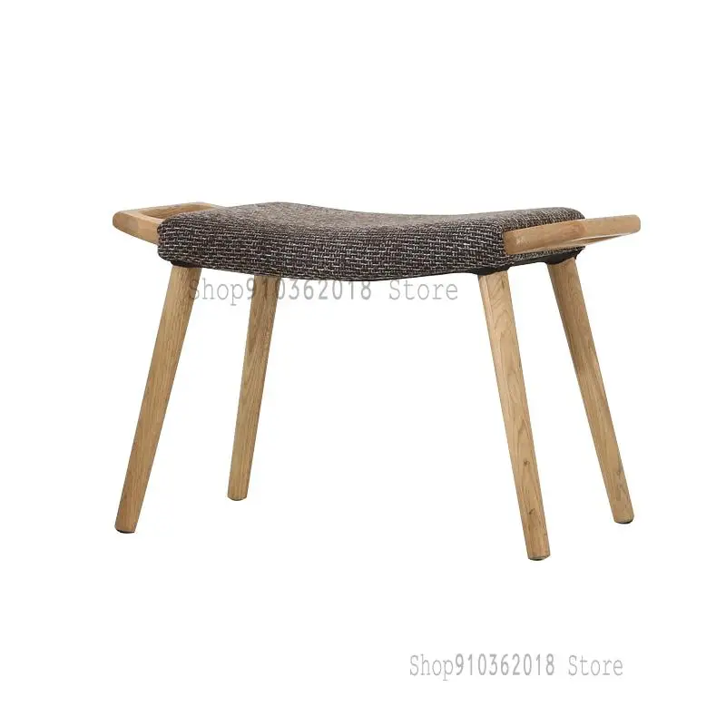 Скандинавский стиль сменный стул для обуви из массива дерева домашний вход