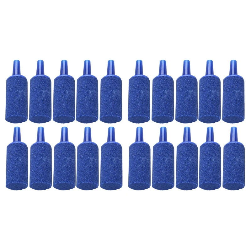 

Fish Tank Mineral Bubbles Air Stone, 20 Pieces, Blue