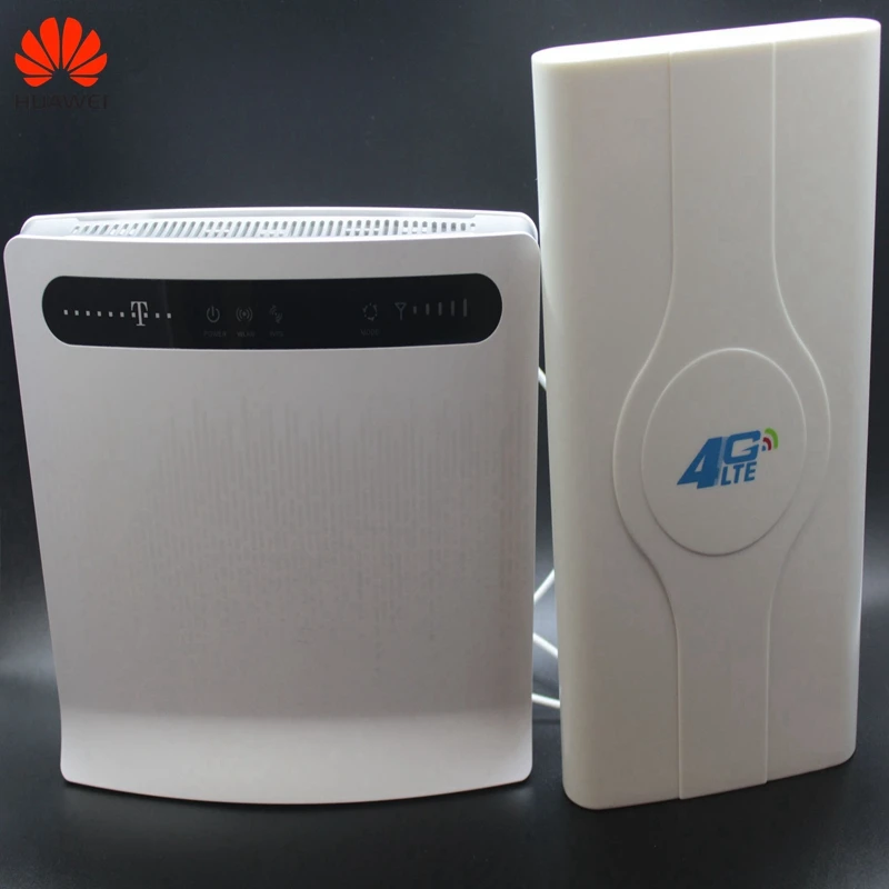 Разблокированный huawei B593 B593s-12 Plus антенна 4G LTE 150 Мбит/с CPE маршрутизатор с sim-картой слот 4G LTE WiFi маршрутизатор с 4 Lan портом PKB310