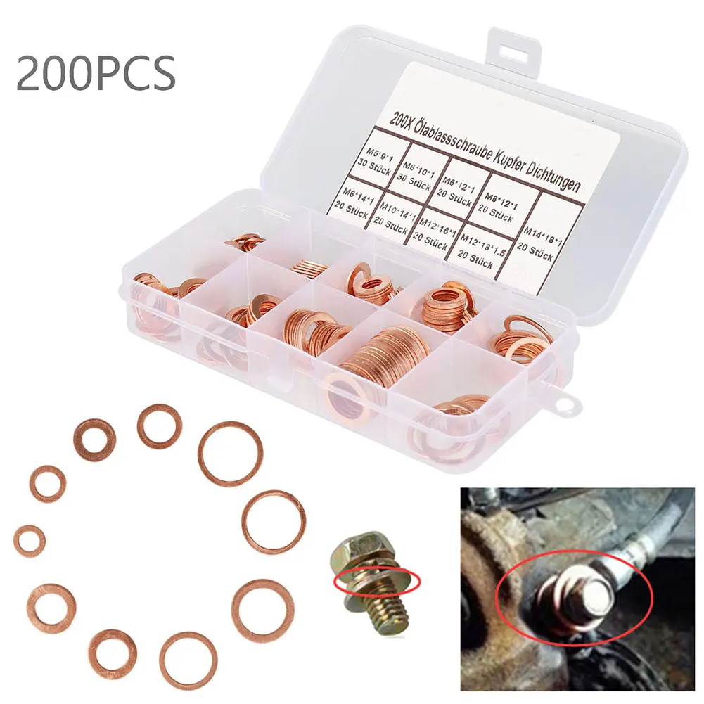 200 шт износостойкая прокладка для воздушного цилиндра с уплотнительной