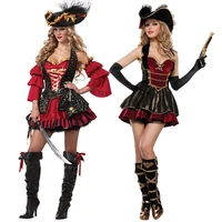 s xxl pirate costume women adult halloween carnival costumes fantasia fancy dress pirates clothes