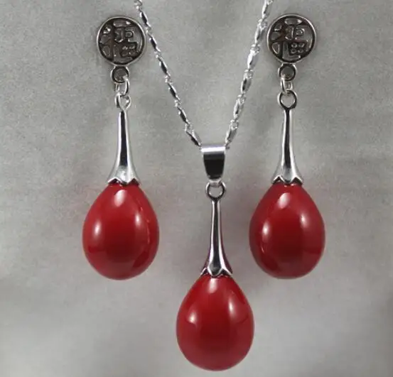 Набор ювелирных жемчужин 2 цвета Оптовая Продажа Благородный 12*16 мм Красное \