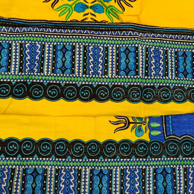 

2019 Fashion african dresses for women Dashiki Off Shoulder Long Sleeve Cotton Print muslim dress