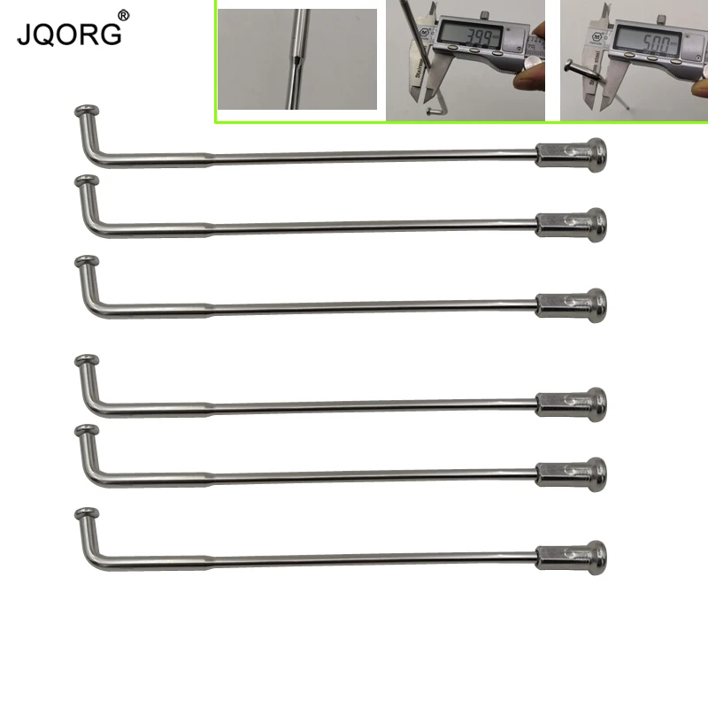 

20 PCS A Lot 304 Stainless Steel Material Lighting Sliver Color Motorcycle Spokes Angle In 90-180 Degree Customize Spokes