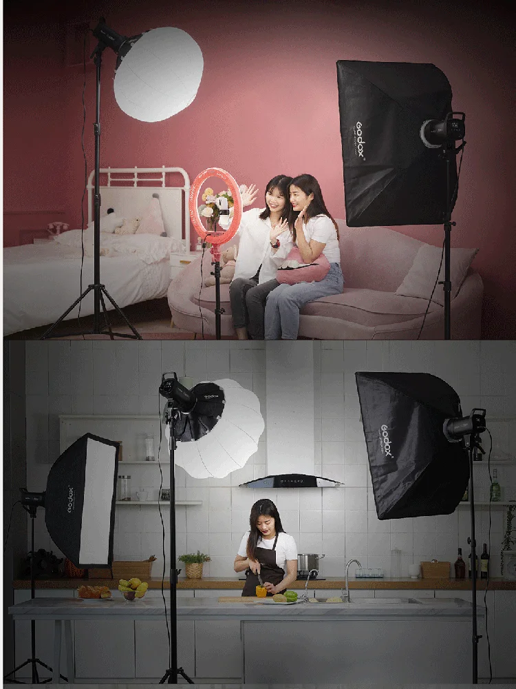 Godox SL100D SL100Bi LED Video Photography lights 100W 5600K SL Series Outdoor Light LCD Panel Lamp Bowens Mount Studio Lighting |