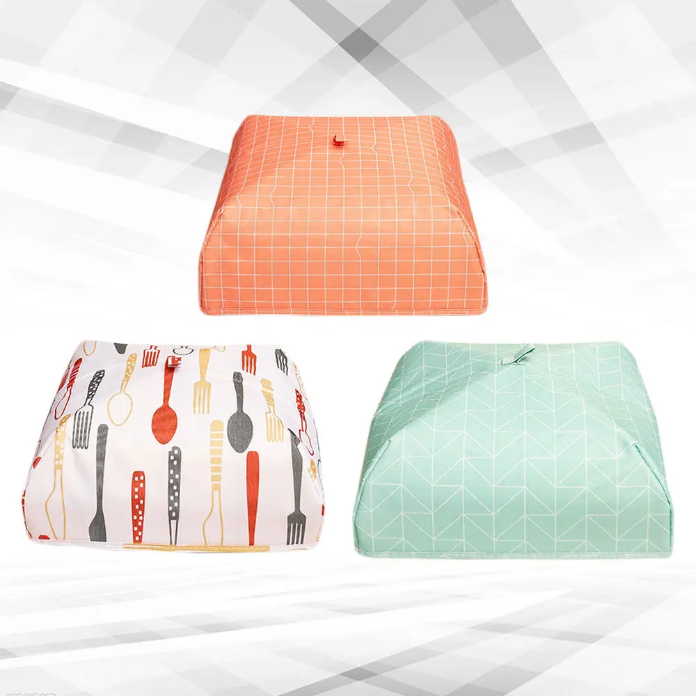 3 шт модная алюминиевая фольга ткань Пыленепроницаемая стеклянная крышка