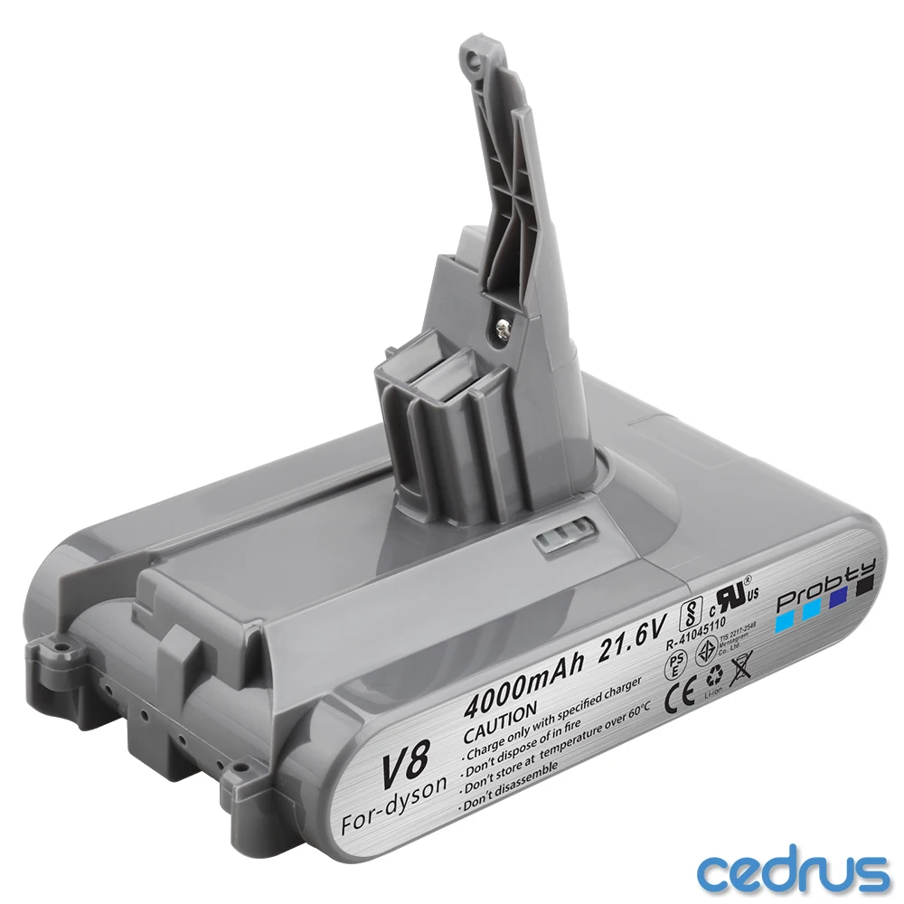 

2 x 4000mAh For Dyson V8 Battery Vacuum Cleaner Tools Li-ion High Capacity Replacement V8 Absolute V8 Animal