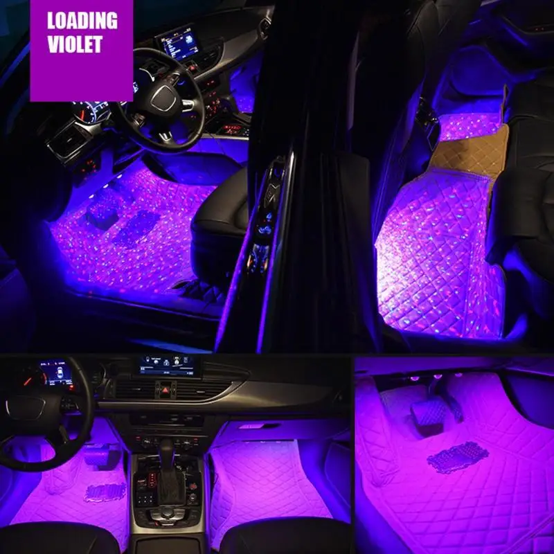 Автомобильная светодиодсветодиодный подсветка с питанием от USB декоративная для