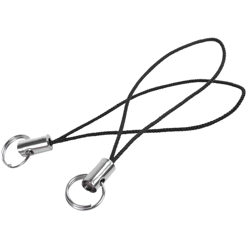 Lot of 100 Pieces Portable Lanyard in Nylon for Telephone Tether Cord Phone Carrying Chain MP3 Key USB Keychain Holder ID | Мобильные