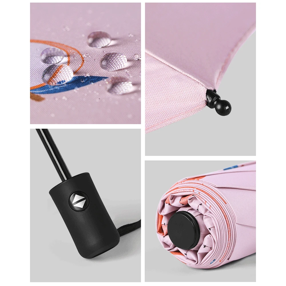 

Child Cute Rain Umbrella Girls Automatic Parasol Women's Pocket Umbrella Women Folding Windpoof Umbrella Female Rain Paraguas