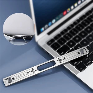 portable laptop stand foldable aluminum desk table notebook base laptop holder stand for macbook air pro mac pc computer free global shipping