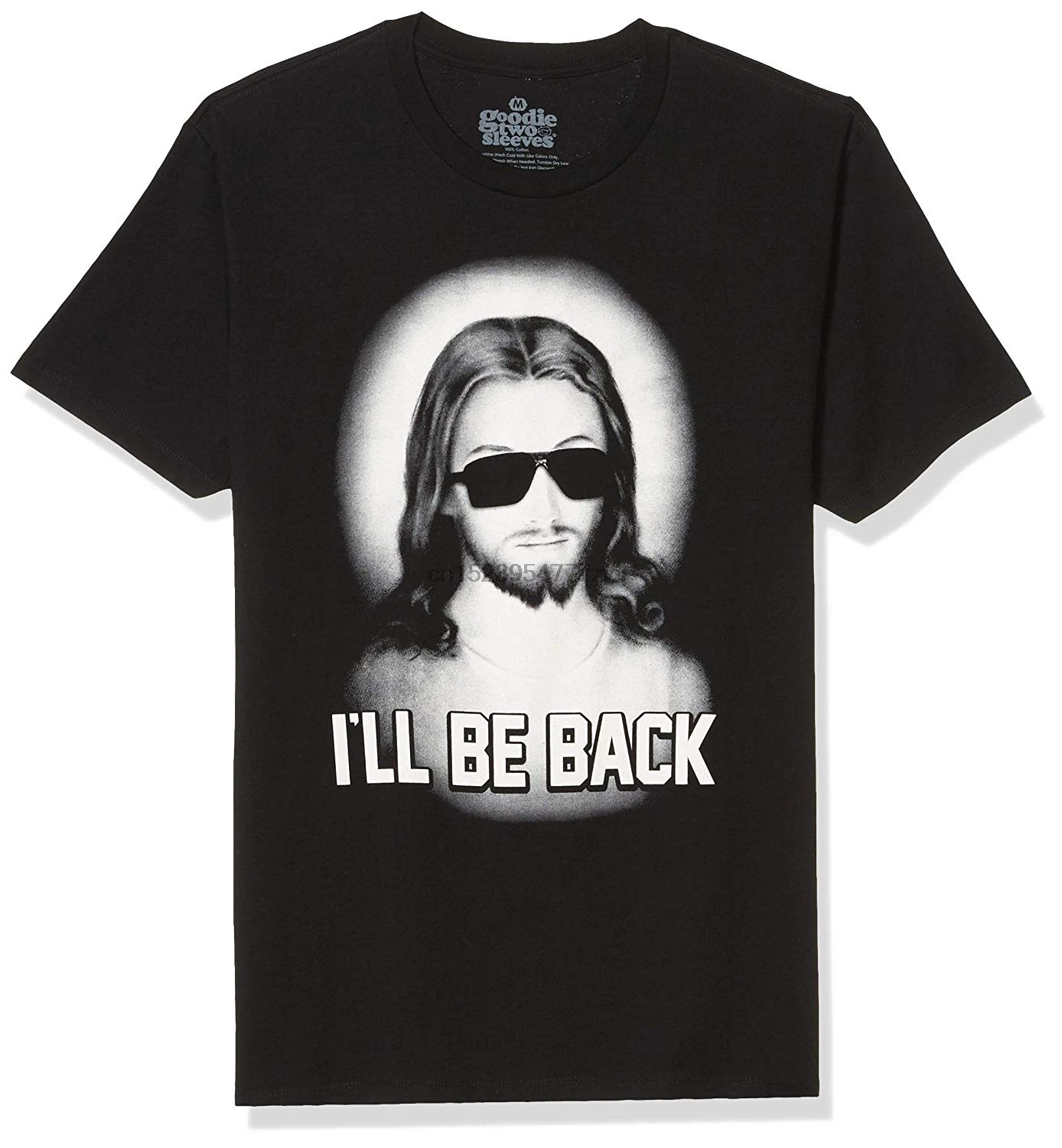 

Goodie Two Sleeves Men's I'll Be Back T-Shirt