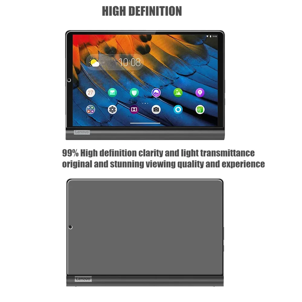 

3 Packs Glass Protector for Lenovo Yoga Tab5 Screen Protector 9H Hardness for Lenovo Yoga Tab 5 YT-X705F Screen Protective Film